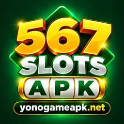 567 Slots tile illustration by Yono Game APK (not the official app icon)